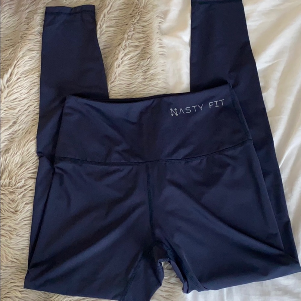 Navy blue nasty fit leggings